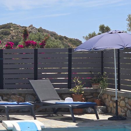 Villa Mavri Ruhige Private Pool Villa, Meerblick Agia Paraskevi  Ngoại thất bức ảnh